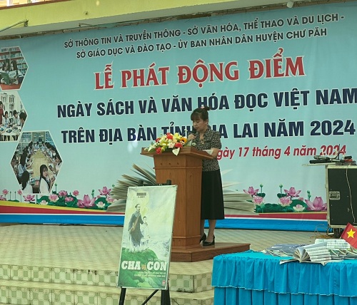 Tổ chức thành công Lễ phát động điểm Ngày Sách và Văn hoá đọc Việt Nam trên địa bàn tỉnh Gia Lai năm 2024